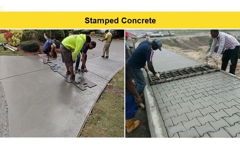 Stamped Concrete Installation